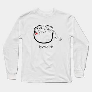 Smiling Blowfish Long Sleeve T-Shirt